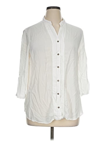 XCVI 3/4 Sleeve Button-Down Shirt (view 1)