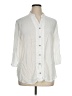 XCVI 100% Rayon White 3/4 Sleeve Button-Down Shirt Size XL - photo 1