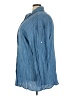 BLOOMCHIC 100% Polyester Blue Long Sleeve Blouse Size 5X - photo 5