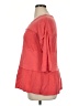 Soft Surroundings Red 3/4 Sleeve Blouse Size XL - photo 5