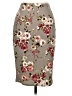 Madras Floral Gray Casual Skirt Size L - photo 1