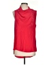 BCBGMAXAZRIA 100% Silk Red Sleeveless Blouse Size S - photo 1