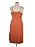 Nine West 100% Polyester Solid Orange Casual Dress Size XL - photo 2