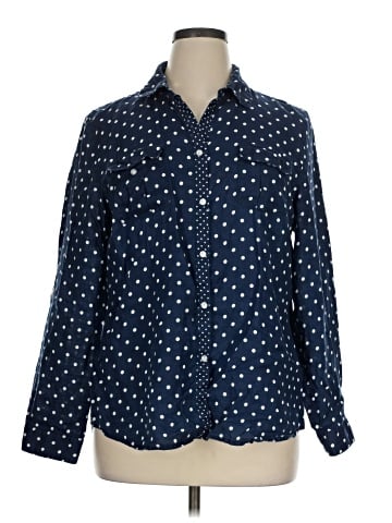 Charter Club Long Sleeve Button-Down Shirt (view 1)
