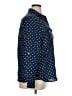 Charter Club Polka Dots Blue Long Sleeve Button-Down Shirt Size XL - photo 4