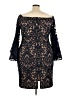 Xscape Black Cocktail Dress Size 18 - photo 2