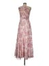 Azazie 100% Polyester Floral Pink Cocktail Dress Size 8 - photo 2