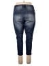 Faded Glory Hearts Blue Jeans Size 18 - photo 2