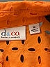 D&Co. 100% Cotton Orange 3/4 Sleeve Button-Down Shirt Size 1X - photo 7