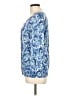Talbots Blue 3/4 Sleeve Blouse Size L - photo 5
