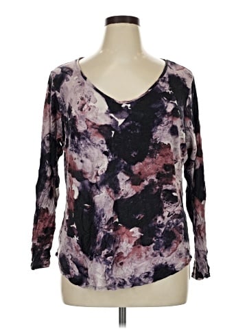 Simply Vera Vera Wang 3/4 Sleeve T-Shirt (view 1)