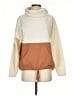 Carve Designs Color Block Tan Sweatshirt Size S - photo 1