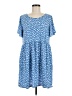 MTS Polka Dots Blue Casual Dress Size M - photo 1