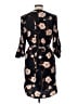 41Hawthorn 100% Polyester Floral Blue Black Casual Dress Size L - photo 2