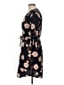41Hawthorn 100% Polyester Floral Blue Black Casual Dress Size L - photo 5