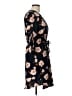 41Hawthorn 100% Polyester Floral Blue Black Casual Dress Size L - photo 4