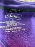 L.L.Bean 100% Polyester Purple Track Jacket Size S - photo 6