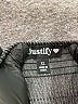 Justify 100% Cotton Solid Gray Jumpsuit Size XL - photo 4