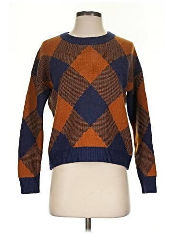 Madewell Mullen Pullover Sweater in Plaid (view 1)
