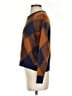 Madewell Argyle Brown Wool Pullover Sweater Size XS - photo 5
