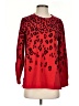 Zenergy by Chico's Animal Print Red Pullover Sweater Size S - photo 1