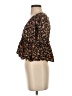 Zara Basic Brown Short Sleeve Blouse Size S - photo 5