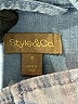 Style&Co Blue Denim Jacket Size S - photo 6