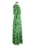 Topshop 100% Polyester Green Casual Dress Size 8 - photo 4