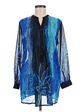 Serengeti Long Sleeve Blouse (view 1)
