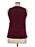 Westport Burgundy Sleeveless Blouse Size XL - photo 2