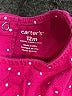 Carter's 100% Cotton Polka Dots Pink Dress 9-12 MO / 12 MO - photo 3