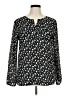 Sandra Ingrish 100% Polyester Black Long Sleeve Blouse Size XL - photo 1