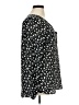 Sandra Ingrish 100% Polyester Black Long Sleeve Blouse Size XL - photo 4