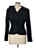 Giorgio Sant'Angelo 100% Polyester Solid Black Blazer Size 10 - photo 1