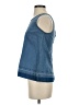 True Craft 100% Cotton Blue Sleeveless Blouse Size XS - photo 5