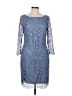 Antonio Melani 100% Polyester Blue Cocktail Dress Size 6 - photo 1