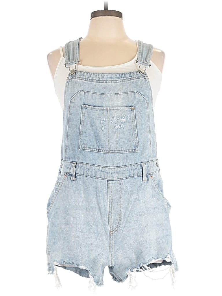 Pre-owned Wild Fable Overall Shorts In Blue