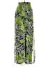 Cache 100% Viscose Tropical Green Casual Pants Size 2 - photo 2