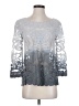 Meadow Rue Silver 3/4 Sleeve Top Size XS - photo 1