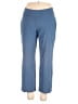 Lands' End Solid Blue Active Pants Size L (petite) - photo 1