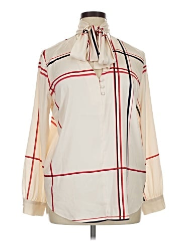 Ann Taylor Long Sleeve Blouse (view 1)