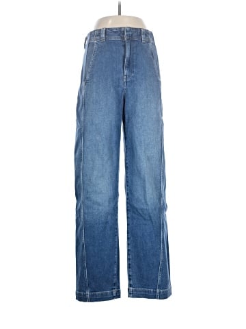 Madewell Tapered Denim Trousers in Calvert Wash (view 1)