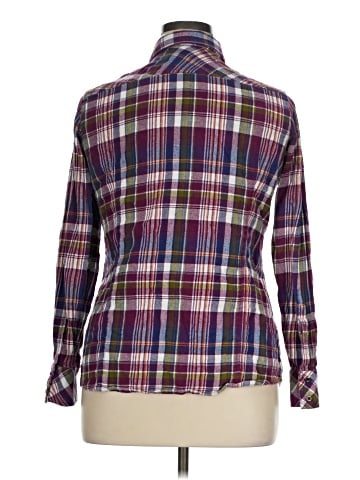 Natural Reflections Long Sleeve Button-Down Shirt (view 2)