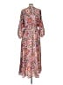 TCEC 100% Polyester Paisley Pink Casual Dress Size L - photo 2