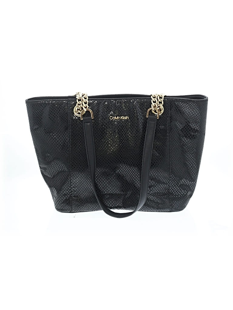 Pre-owned Calvin Klein Tote Bag In Black