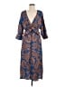 Unbranded Paisley Blue Casual Dress Size M - photo 1