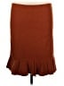 Express Solid Brown Casual Skirt Size XL - photo 1