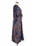 Unbranded Paisley Blue Casual Dress Size M - photo 4