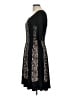 Connected Apparel Animal Print Black Cocktail Dress Size 10 - photo 5
