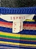 Esprit 100% Cotton Stripes Blue Pullover Sweater Size S - photo 7